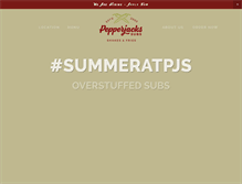 Tablet Screenshot of pepperjackssubs.com